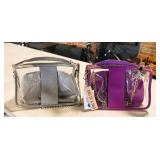 2 Clear Stadium Purses / Bags
