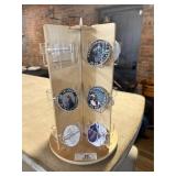 Revolving Stand & Assorted Stickers