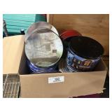 Box of Assorted Cookie Tins