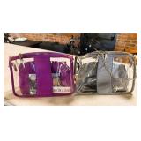 2 Clear Stadium Purses / Bags
