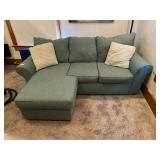 Teal Green Sectional Sofa