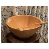 Teakwood Salad Bowl w/Paddles