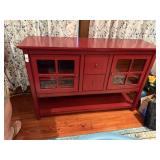Red Console Table