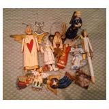 Set of 12 Angel Inspired Ornaments