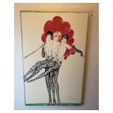 Art Deco 1920ï¿½s Ladies Abstract Art Picture