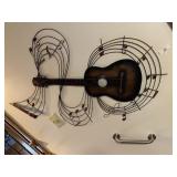 Metal Guitar Wall Art