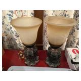 2 Table Lamps & Seth Thomas Clock