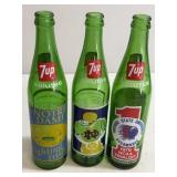 Vintage 1970s Indiana College Sports 7Up Bottles