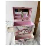 Vintage Enchanted Fairy Musical Jewelry Box