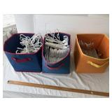 Bulk Clothing Hangers & Storage Bins Set
