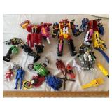 Power Rangers & Zords Toy Lot