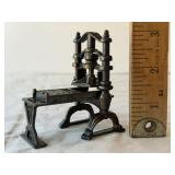 Vintage Durham Mini Book Press Bank