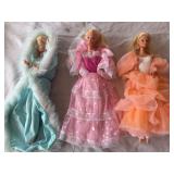 Vintage Barbie Winter & Glamour Ballgown Trio