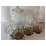 Glass Beverage & Kitchenware Lot