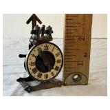 Vintage Durham Mini Wall Clock Bank