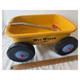 Vintage AMF Wee Wagon Yellow Metal Toy
