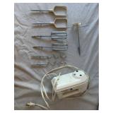 Vintage Hand Mixer with Attachments