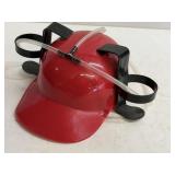 Classic Red Novelty Drinking Soda and Beer Helmet