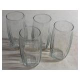 Set of 4 Pasabahce Linka Highball Glasses