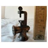 Vintage Durham Mini Meat Grinder Bank