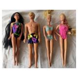 Vintage Barbie & Ken Sun-Kissed Swimsuit Lot