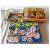 Vintage Kids Board Game & Activity Lot: 3-Pack
