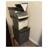 Lexmark Printer & Sharp Cabinet Base