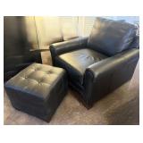 Nice Bassett Arm Chair & Footstool