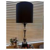 Black & Silver Table Lamp