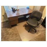 Desk, Office Chair & Misc.