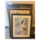 3 Framed Artworks