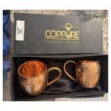 Pair of Copper Works Mugs