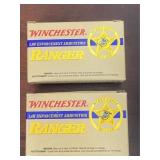 2 Boxes Winchester Ranger Ammunition