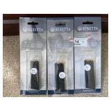 Three Beretta Bobcat Magazines