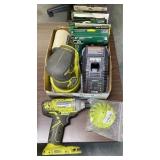 Assortment of Ryobi Cordless Tools
