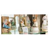 Four Cat Themed Music Boxes