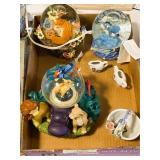 Three Snow Globes & Misc.