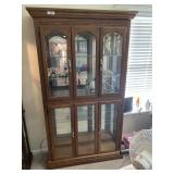 Lighted Glass Curio Cabinet
