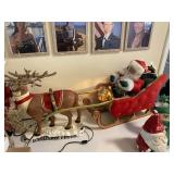 Animated Santa With Sleigh