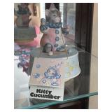 Four Schmid Cat Themed Music Boxes
