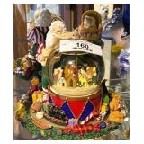 "Here Comes Santa Claus" Musical Globe