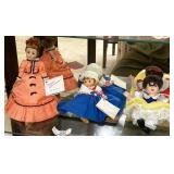 Three Collector Dolls