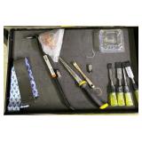 Pry Bar, Wood Chisels, Dry Wall Saw