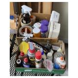 2 Flats of Garage Items