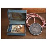Silver Dollar Bolo Tie Silver Dollar Bolo Tie