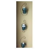 3 Insulator Wall Candle Holders