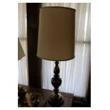 2 Table Lamps & Misc. Brass