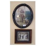 2 Old Framed Pictures & 1 Print 2 Old Framed Pictures & 1 Print