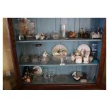 3 Shelves of Glassware, China, & Misc. 3 Shelves of Glassware, China, & Misc.