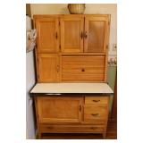 Porcelain Top Kitchen Cabinet W/Misc. Contents Porcelain Top Kitchen Cabinet W/Misc. Contents